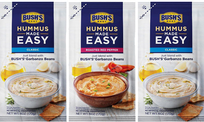 $0.17 (Reg $2.29) Bush's Hummus Made Easy at Target (Print NOW!)