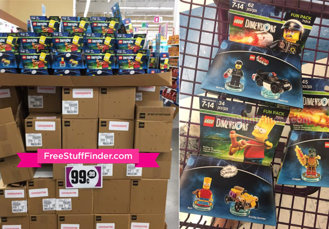 *HOT* $0.99 (Reg $14+) LEGO Dimensions Fun Packs at 99 Cent Only Stores