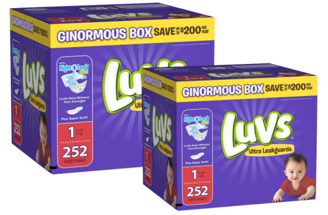 *HOT* As Low As $0.07 Per Luvs Diapers + FREE Shipping (Amazon Family)