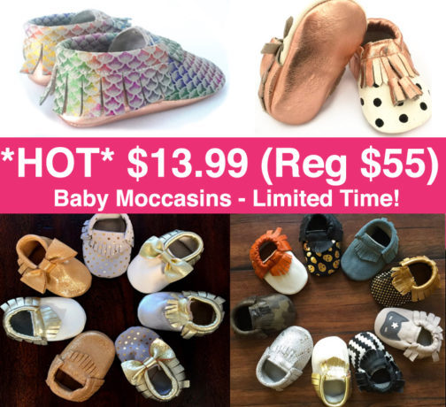 $13.99 (Reg $55) Baby Moccasins (1/23)
