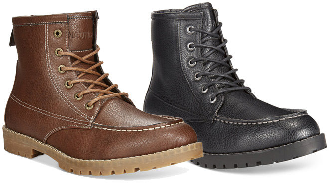 $29.99 (Reg $65) Men's Nautica Moc-Toe Boots + FREE Pickup