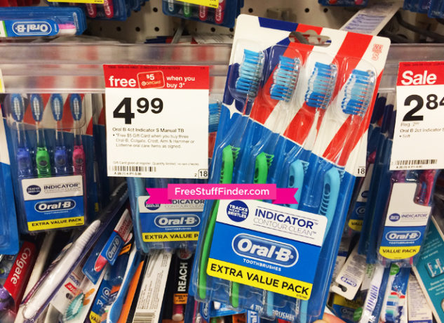 $1.32 (Reg $5) 4-Pack Oral-B Toothbrushes at Target