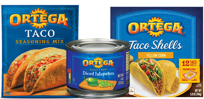 $0.27 (Reg $1.15) Ortega Taco Seasoning Mix at Kroger