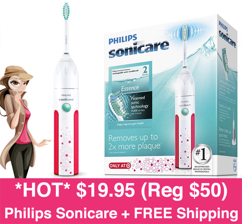*HOT* $19.95 (Reg $50) Philips Sonicare Toothbrush + FREE Shipping