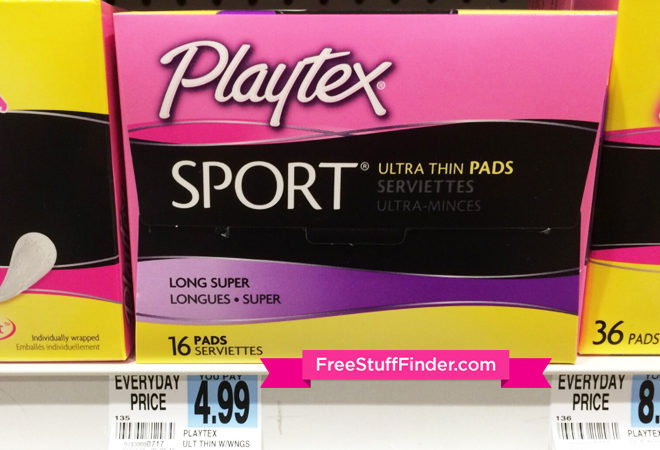 *HOT* $1.24 (Reg $5) Playtex Sport Pads at Rite Aid