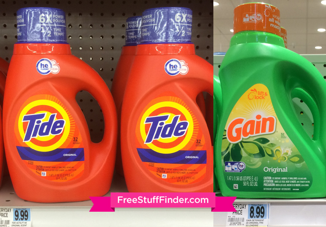 $1.03 Tide & Gain Laundry Detergent at Rite Aid