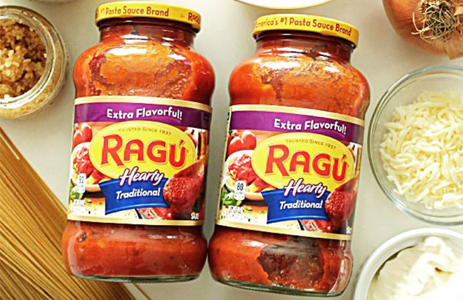 *HOT* Extra 25% Off Ragu & Bertolli Pasta Sauce (Large Jars Only $1.99!)