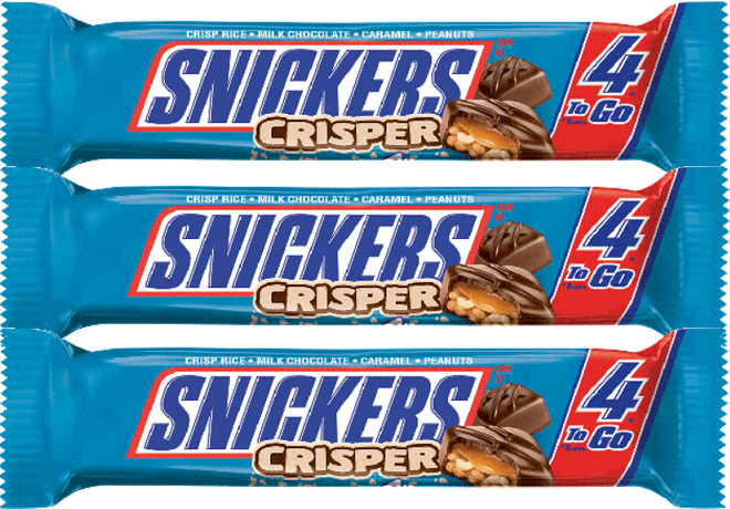 FREE Snickers Crisper 4 To Go Candy Bar at Rite Aid