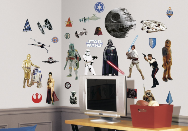 Star Wars 31-Piece Wall Decals - Just $9.20