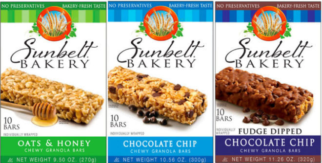 $0.25 (Reg $2) Sunbelt Granola Bars at Walmart