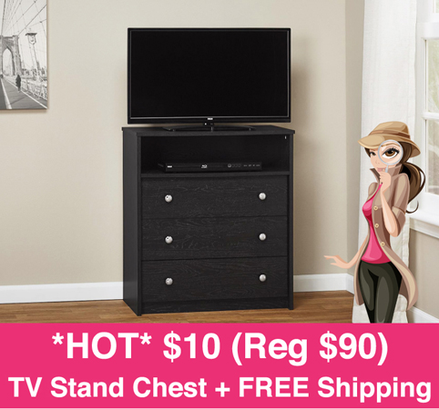 *HOT* $10 (Reg $90) TV Stand Chest + FREE Shipping