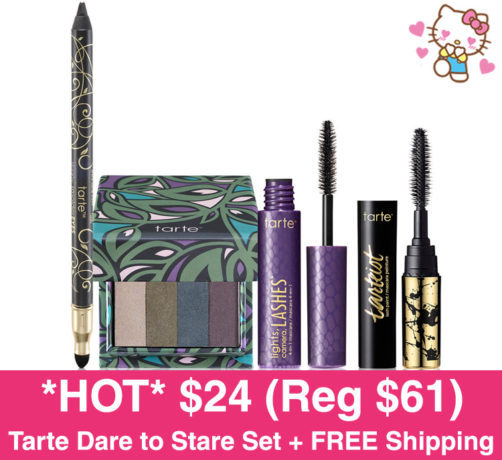 *HOT* $24 (Reg $61) Tarte Dare to Stare 4-Pc Eye Set + FREE Shipping