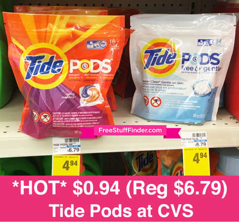 *HOT* $0.94 (Reg $6.79) Tide Pods at CVS (PRINT NOW!)