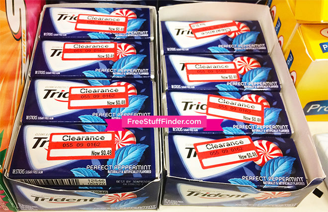 FREE Trident Gum at Target (Clearance Find)