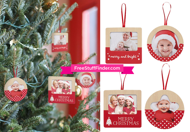 *HOT* $4.98 (Reg $30) 4-Pack Christmas Photo Frame Ornaments