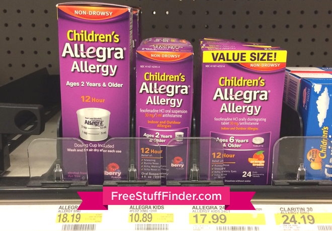 $3.99 (Reg $13) Allegra Allergy Relief at Target (Print Now!)