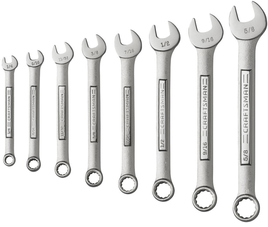 FREE Craftsman 8-Piece Combination Wrench Set + FREE Pickup