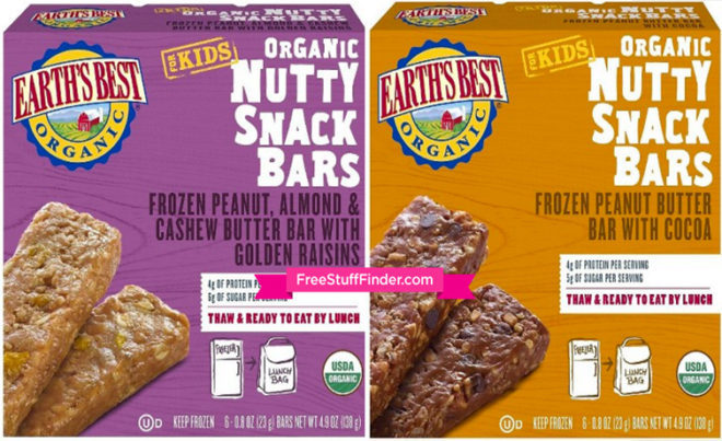 *NEW* 50% Off Earth's Best Frozen Snack Bars Cartwheel Offer (Only $2.44!)