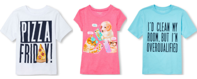 *HOT* $4.75 (Reg $10) Children's Graphic Tees + FREE Shipping