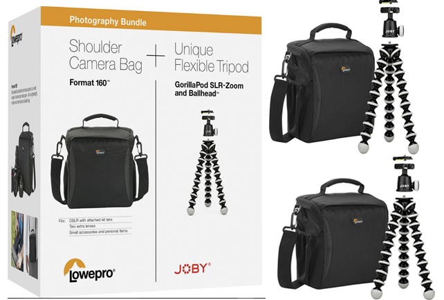$34.99 (Reg $100) Shoulder Camera Bag + Tripod + FREE Pickup