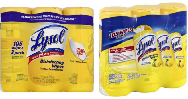 *HOT* FREE 3-Pack Lysol Wipes + FREE Pickup (Ends TONIGHT - HURRY!)