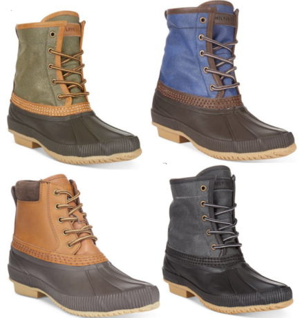 $39.99 (Reg $90) Tommy Hilfiger Men's Duck Boots + FREE Shipping