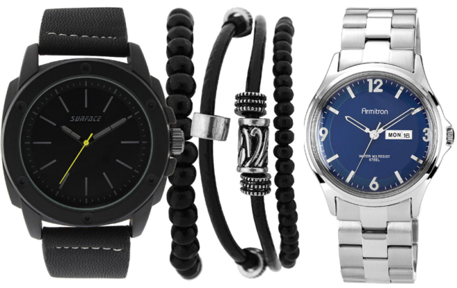 Up to 70% Off Men’s Watches + FREE Pickup (From $4.39!)