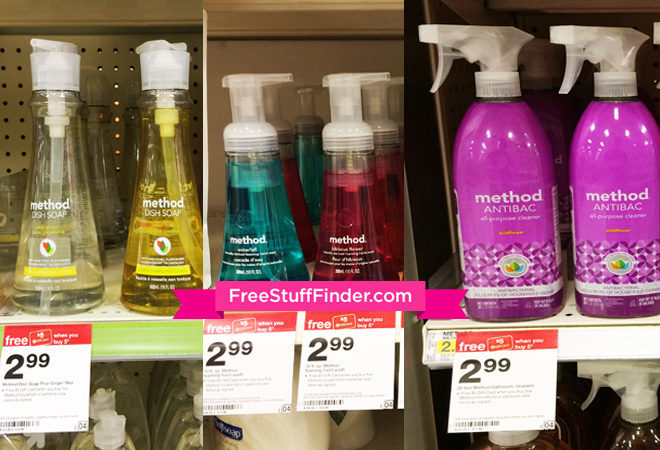 $1.75 (Reg $3) Method Products at Target