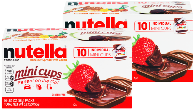 *HOT* $0.99 (Reg $3) Nutella Mini Cups at Target