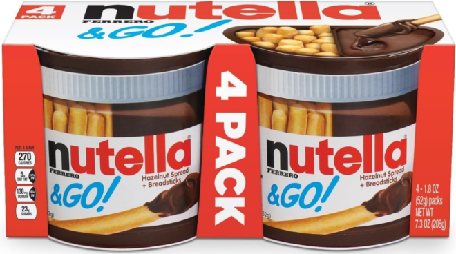 $3.19 (Reg $5.19) Nutella & Go 4-Pack at Target