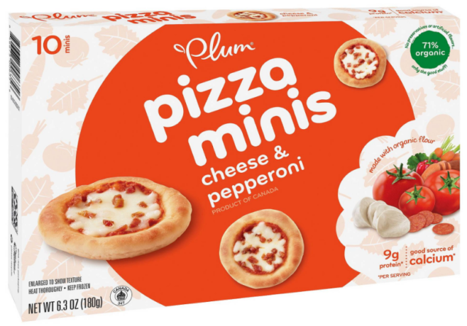 $1.75 (Reg $4.49) Plum Organics Pepperoni Pizza Minis at Target