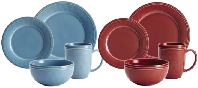 $38.50 (Reg $50) Rachael Ray Cucina 16-Piece Dinnerware + FREE Pickup
