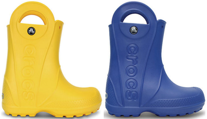 rainboots crocs