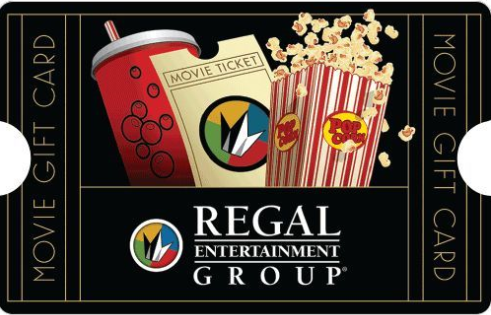 *HOT* $40 for $50 Regal Movie Gift Card + FREE Shipping