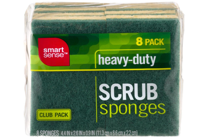 FREE 8-Pack Smart Sense Heavy-Duty Scrub Sponges + FREE Pickup