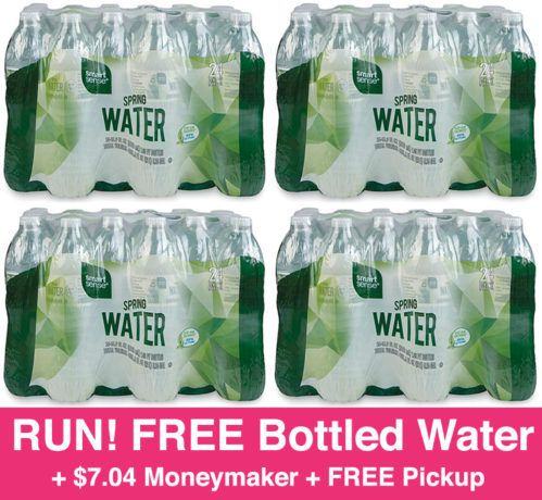 *HOT* FREE 24-Pack Bottled Water + $7.04 Moneymaker + FREE Store Pickup