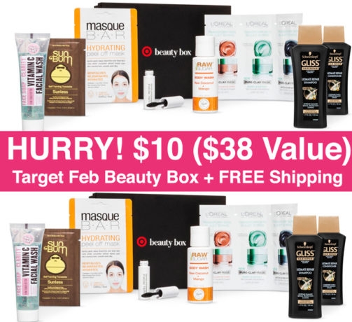*HOT* $7 ($38 Value) Target February Beauty Box + FREE Shipping