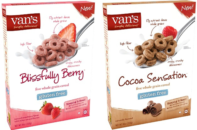 $1.14 (Reg $4) Van's Gluten Free Cereal at Target