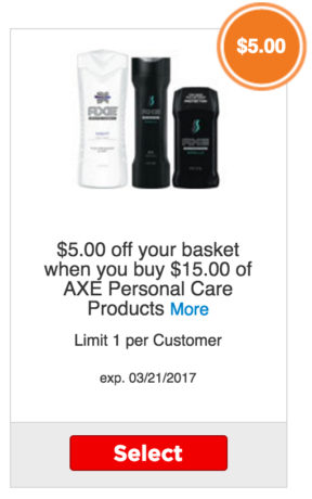 Axe-Coupon