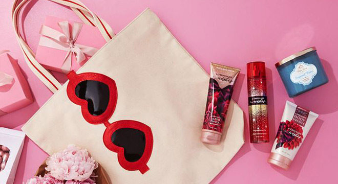 *HOT* $25 (Reg $91) Bath & Body Works Valentine's Day Filled Tote