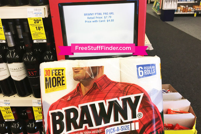 $0.53 Per Roll Brawny Paper Towels at CVS