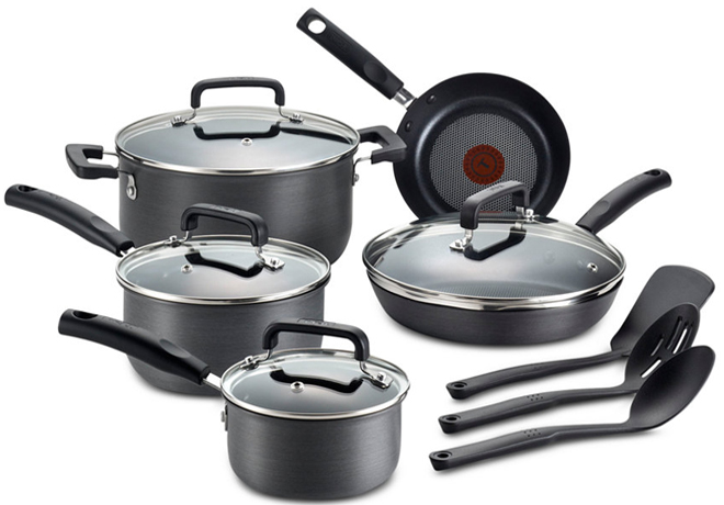 *HOT* $59.99 (Reg $170) T-Fal 12-Piece Cookware Set + FREE Shipping