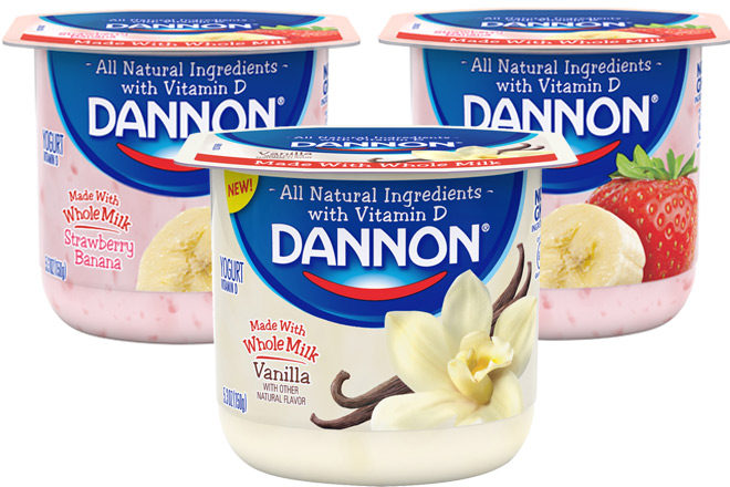 FREE Dannon Whole Milk Yogurt at Walmart