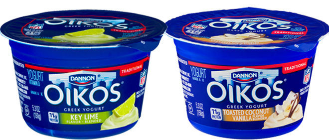 $0.38 (Reg $1.05 ) Dannon Oikos Greek Yogurt Cups at Target