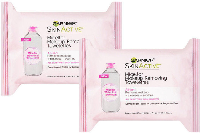 $1.72 (Reg $6) Garnier SkinActive Micellar Towelettes at Target