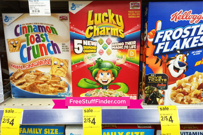 $1.50 (Reg $3.79) General Mills Cereal at Walgreens