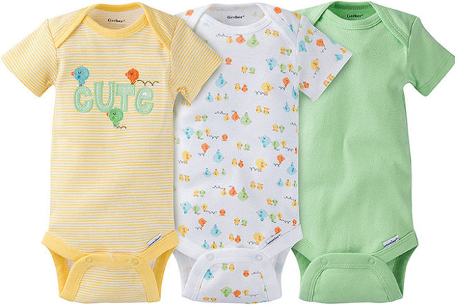 $6.99 (Reg $10) Gerber Onesies Bodysuit 5-Pack at Target (Only $1.40 per Bodysuit!)