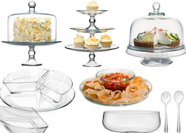 $16.99 (Reg $43) Glass Serveware + FREE Store Pickup (Today Only)