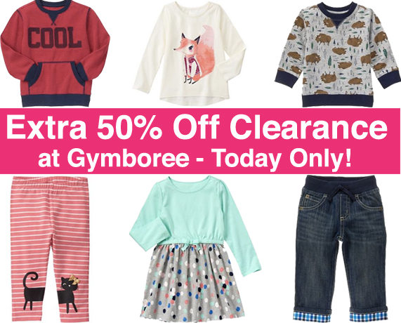 *HOT* Extra 50% Off Gymboree Clearance (Today Only!)