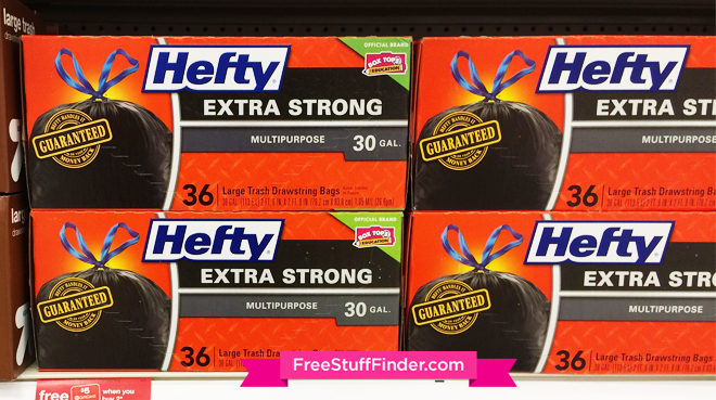 $6.99 (Reg $11) Hefty Trash Bags at Target